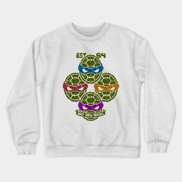 Half Shell Heroes Crewneck Sweatshirt by Vitalitee